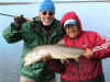 0713.Ed and Jimmy with 36x18, 15 lb. trout.jpg (95657 bytes)